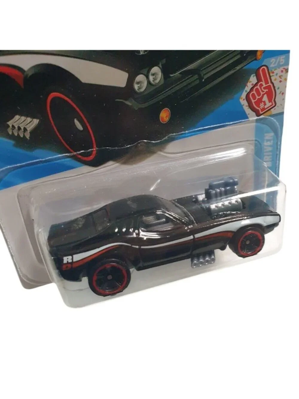 Hot Wheels Rodger Dodger HW Fan Driven Black Red Trim Die Cast Collectible Car